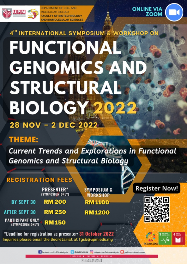 4th International Symposium And Workshop On Functional Genomics And Structural Biology (FGSB 2022)