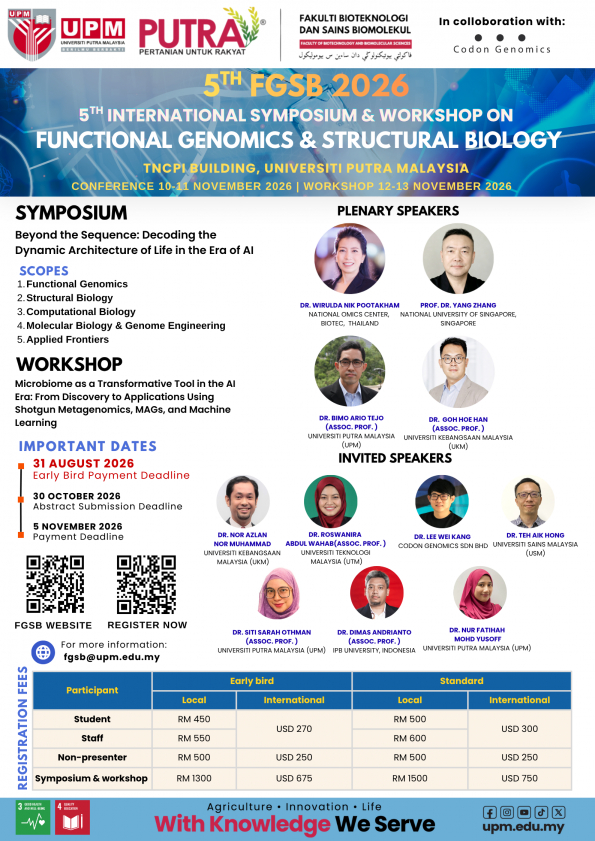 5th International Symposium & Workshop on Functional Genomics & Structural Biology (FGSB 2026)